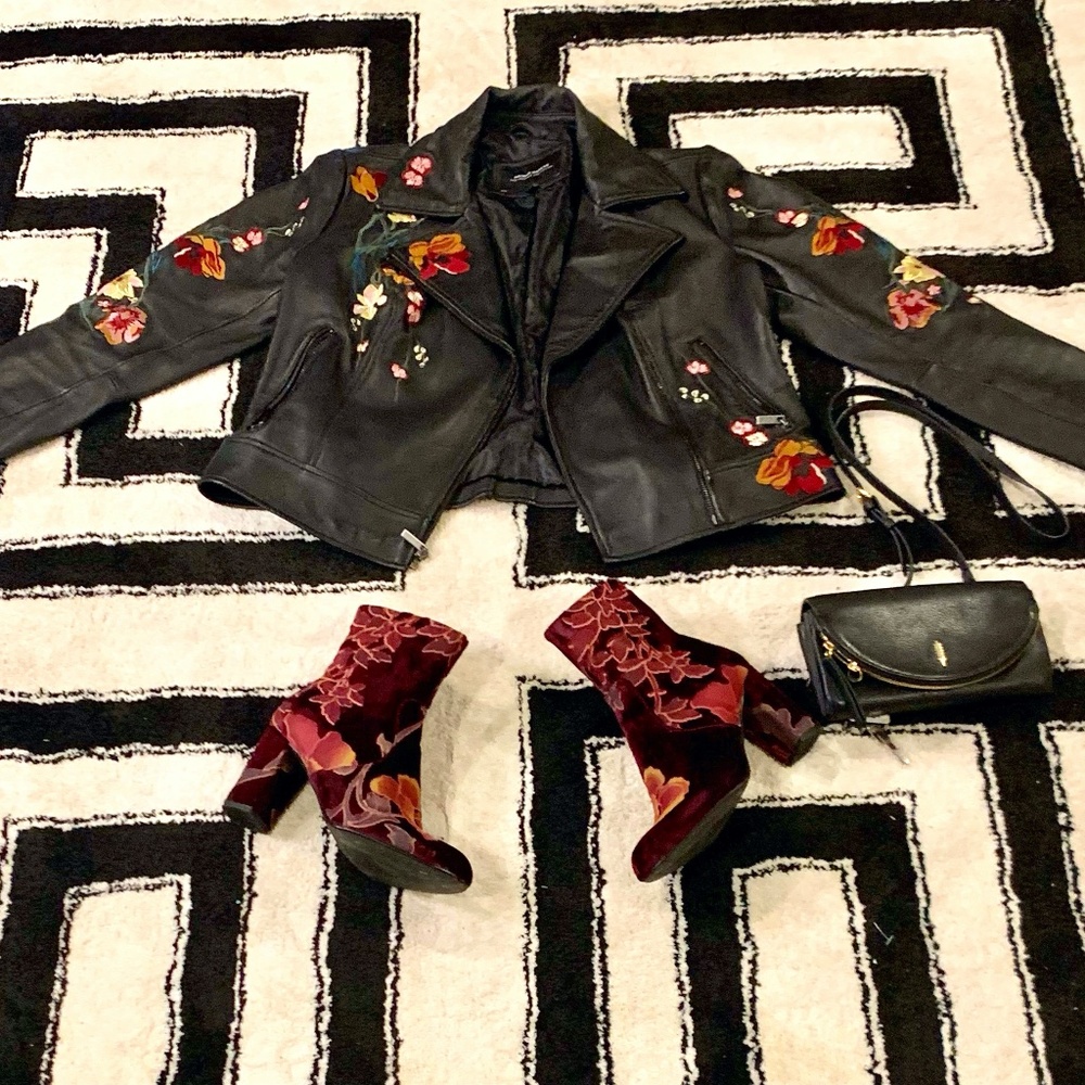 Red (Burgundy) booties